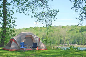Tent camping